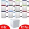 12 Pcs 11OZ MIXED colour Inner & Handle Sublimation Mugs With Individual White Boxes